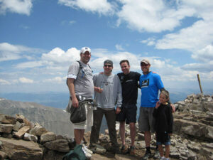 On top of Quandry on 7/3/12 after some fun scrambling